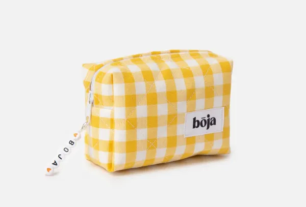 BOJA, Косметичка Клетка ЖЕЛТАЯ Большая