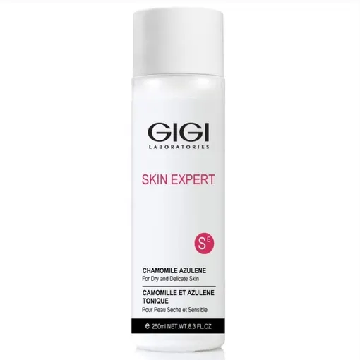 GiGi, Лосьон-тоник азуленовый для всех типов кожи, Skin Expert Chamomile Azulene Toner, 250 мл