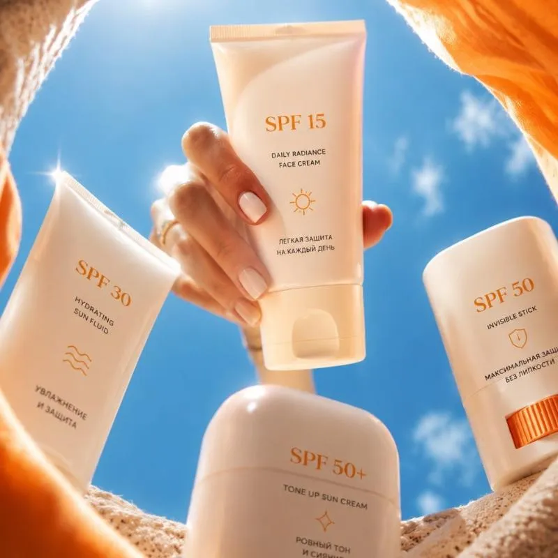 Солнцезащитные средства с SPF Солнцезащитные средства с SPF