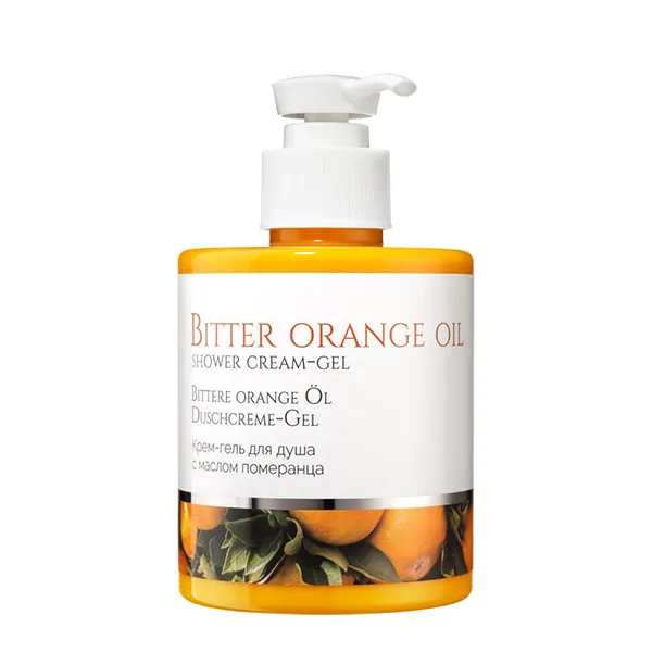 Leistern Cosmetics, Крем-гель для душа с маслом померанца, Bitter orange oil shower cream-gel