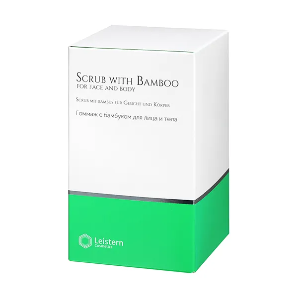 Leistern Cosmetics, Гоммаж с бамбуком для лица и тела, Scrub with Bamboo for the face and body, 300 мл