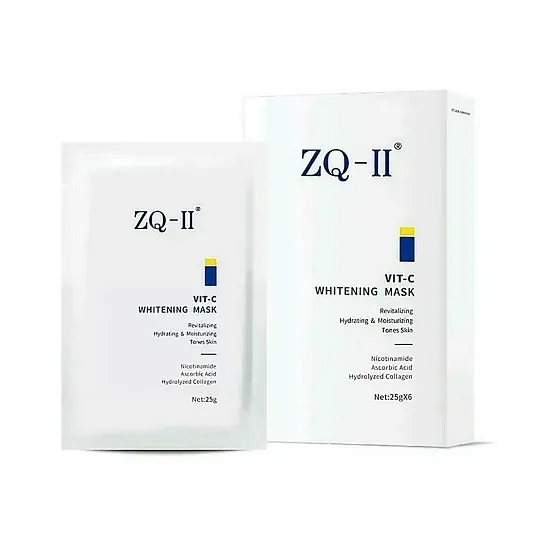 ZQ-II, Отбеливающая маска с витамином С, Vit-C Whitening Mask