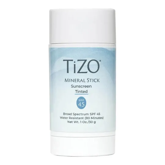 Tizo, Крем солнцезащитный с оттенком, TiZO Mineral Stick Sunscreen Tinted SPF 45, 30 г